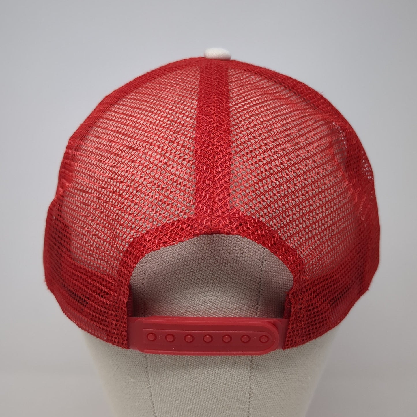 Backstreet Boys DNA World Tour Snapback Trucker Hat Red One Size Mesh Back