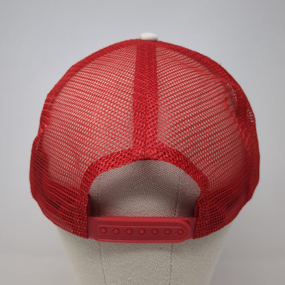 Backstreet Boys DNA World Tour Snapback Trucker Hat Red One Size Mesh Back