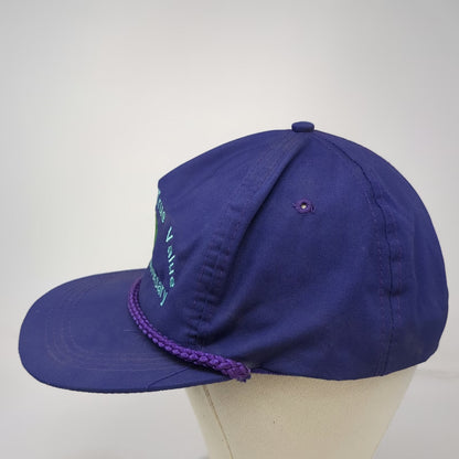 Purple Trucker Hat One Size Community True Value 40th Anniversary Golf Rope Brim