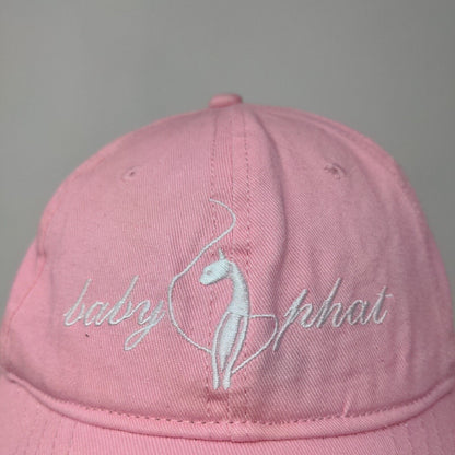 Baby Phat Women's Slideback Hat Pink Size OS Embroidered Logo 100% Cotton