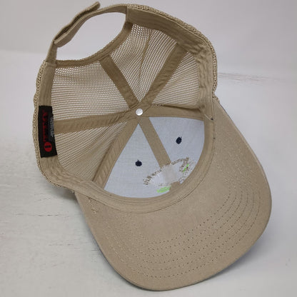 Otto Baseball Cap Blue Beige One Size Newman Swamp Rats Trap Club Mesh Back Hat