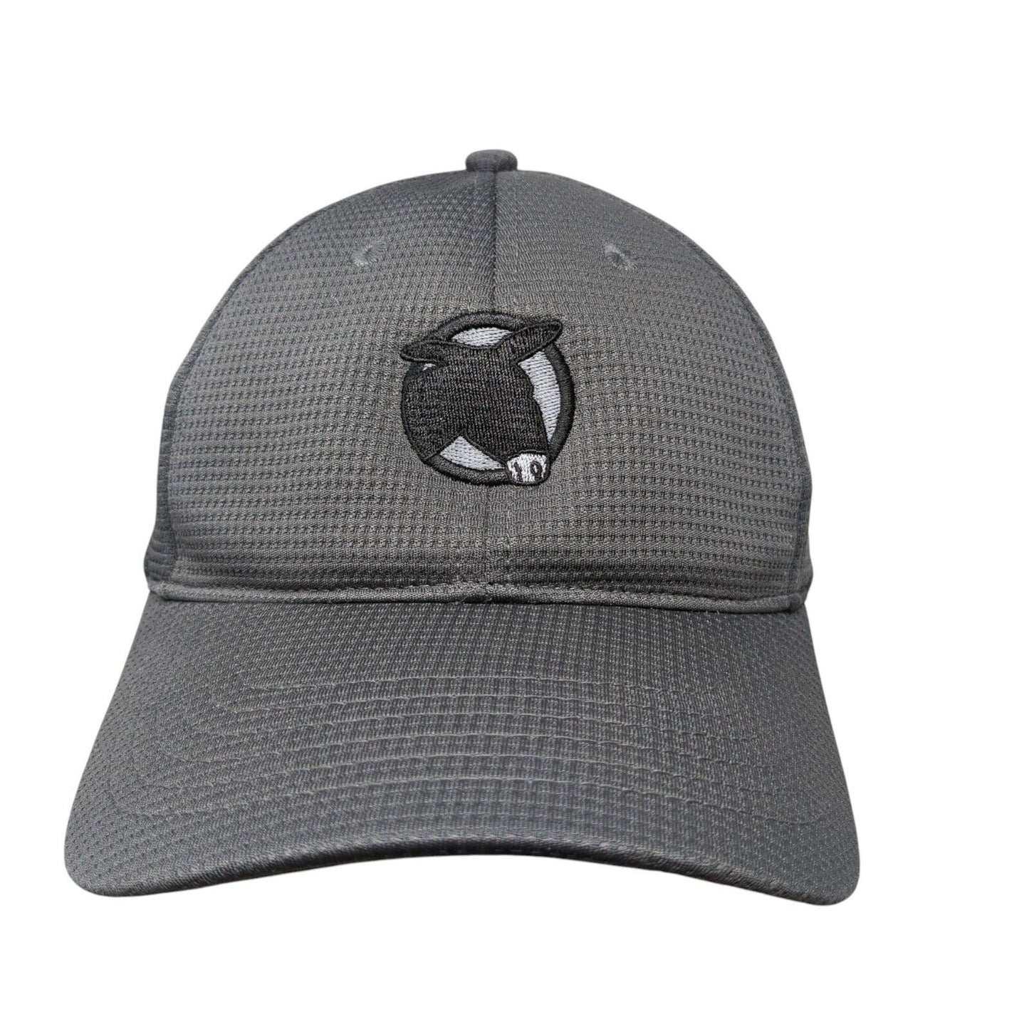 Mule Hide Strapback Hat Gray OSFA Adjustable Embroidered Continental