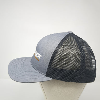 Merrick Snapback Trucker Hat Gray OS Adjustable Mesh Back Pacific Headwear