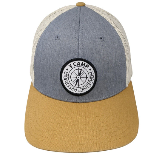 Y Camp Horsethief Reservoir Snapback Trucker Hat Multi M/L Mesh Back Richardson