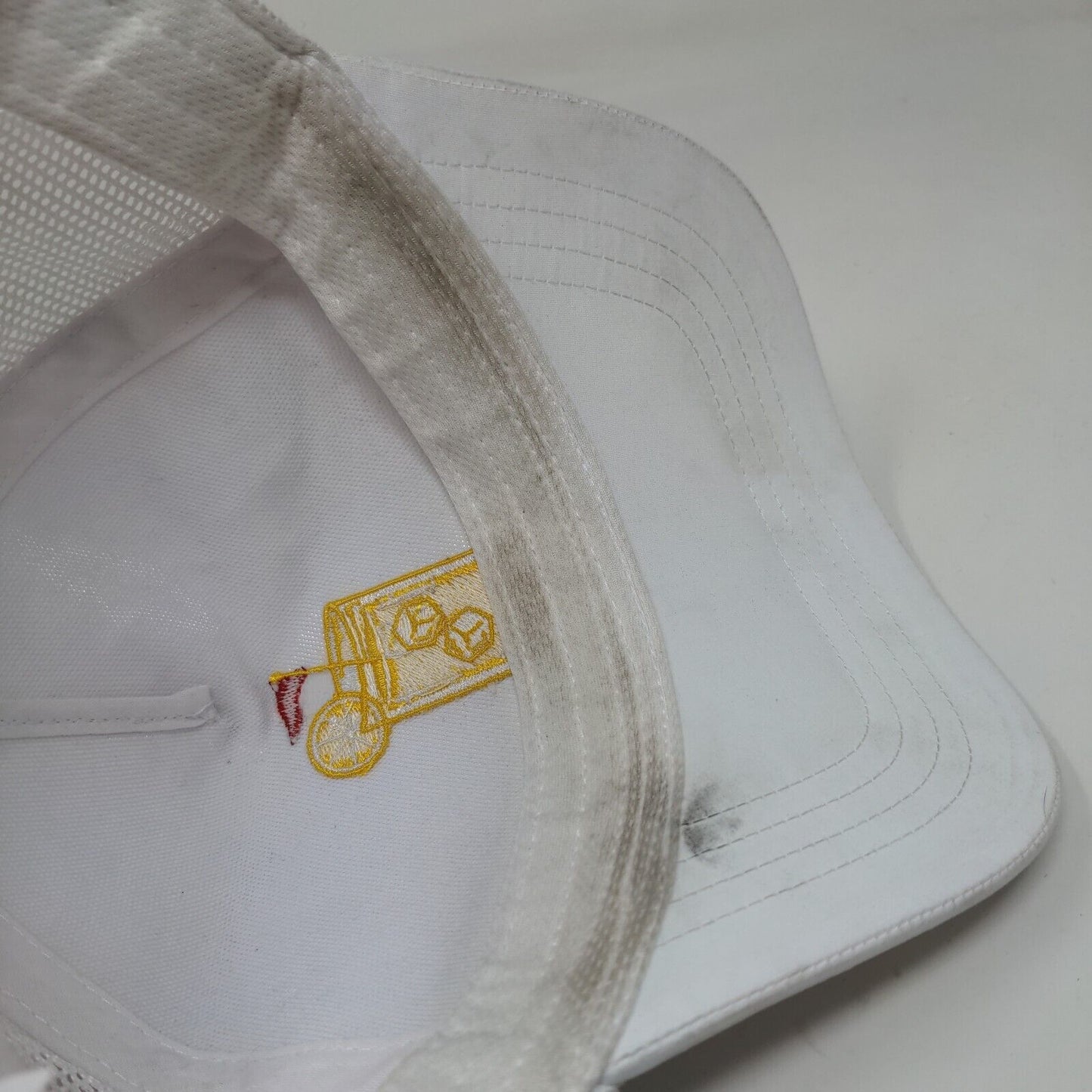 Lemonade Snapback Mesh Back Trucker Hat White One Size Athletic Works