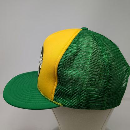 Thunderbird Sportswear Miracle-Gro Green Yellow Trucker Hat Snapback Vintage
