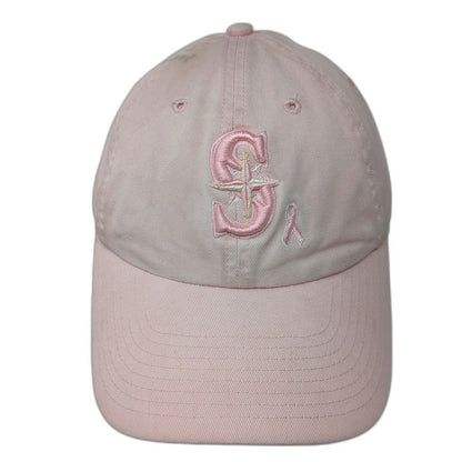New Era Seattle Mariners MLB Baseball Cap Pink Women's Breast Cancer Ribbon Hat