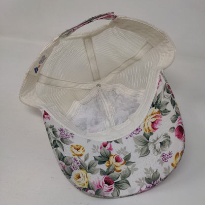 HG Strapback Mesh Back Trucker Hat Multicolor OSFA Floral Print