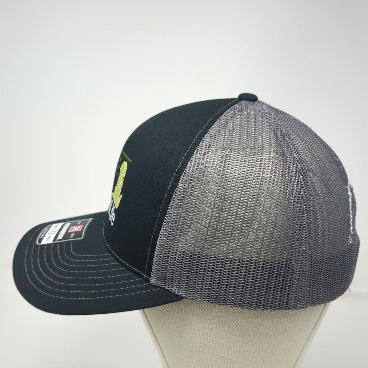 Richardson Trucker Hat Black One Size Mesh Back PetAmpLife Dog Graphic