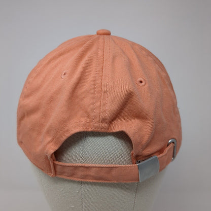 Old Navy Slideback Hat Orange One Size Adjustable Solid 6 Panel Blank