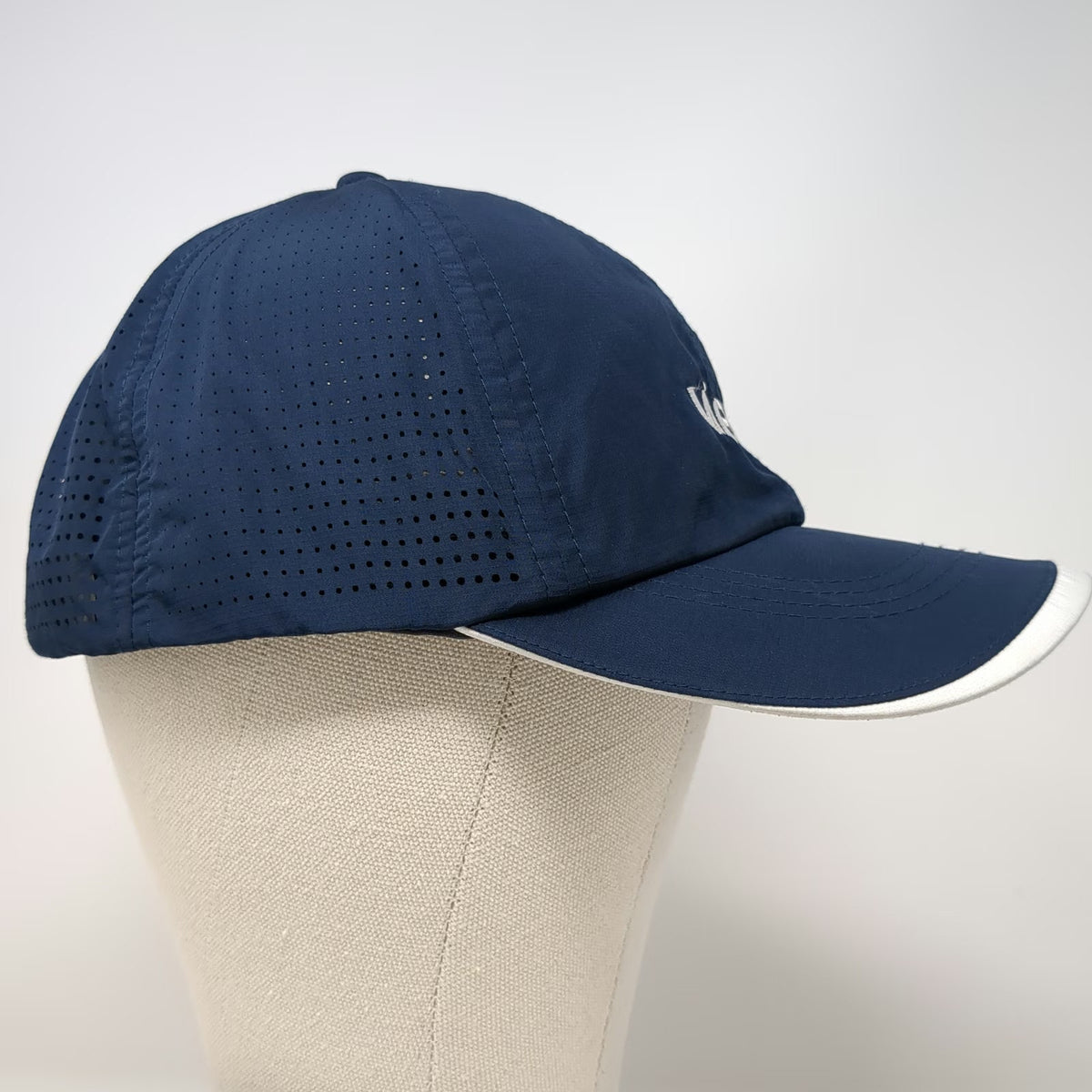 Nike Baseball Cap Blue One Size View Embroidery Dri-Fit Perforated Strapback Hat