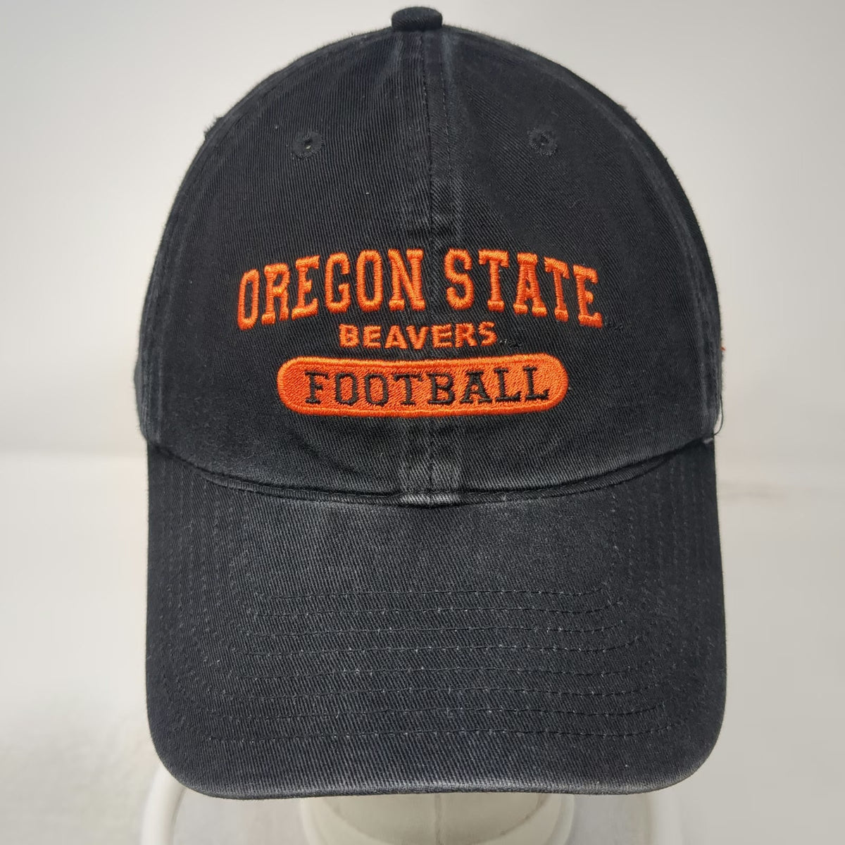 Oregon State Beavers NCAA Legacy Black One Size Cap Hat Football OSFM Slideback