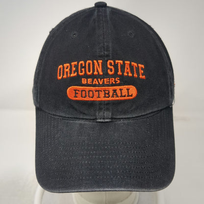 Oregon State Beavers NCAA Legacy Black One Size Cap Hat Football OSFM Slideback
