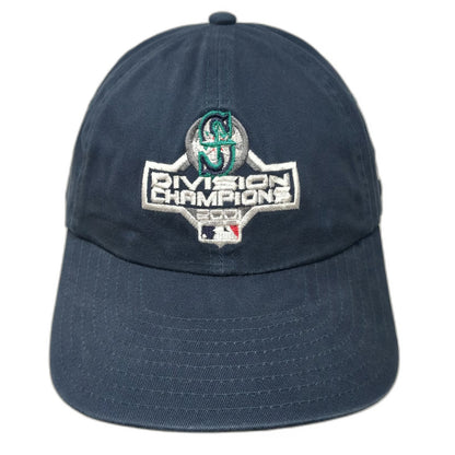 New Era Seattle Mariners MLB Blue One Size Baseball Cap Hat 2001 Division Champs