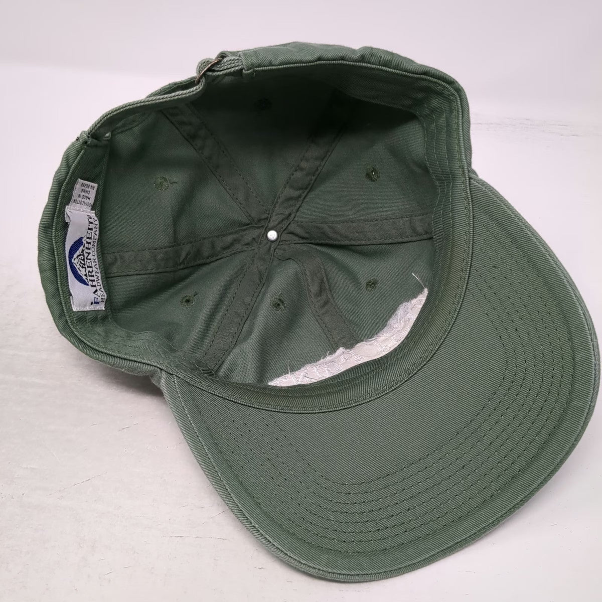 Fahrenheit West Point US Military Academy Hat Green Baseball Cap OSFM Slideback