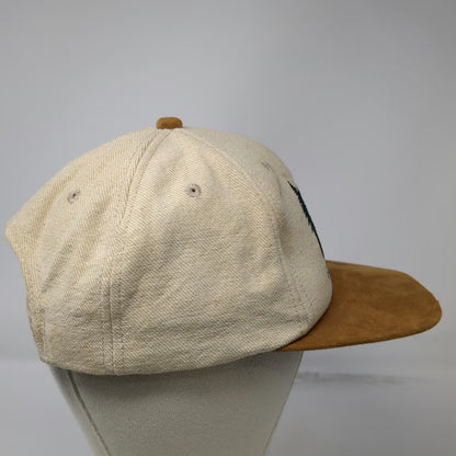 America's Legend Snapback Hat Beige One Size Boise Cascade Suede Brim Wildlife