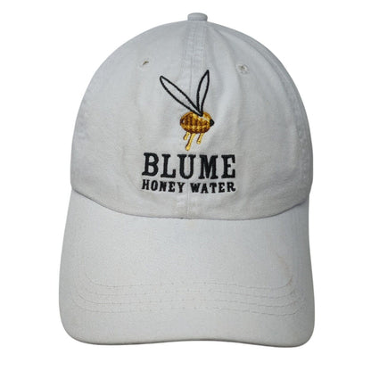 Blume Honey Water Slideback Baseball Cap White One Size Adjustable Embroidered