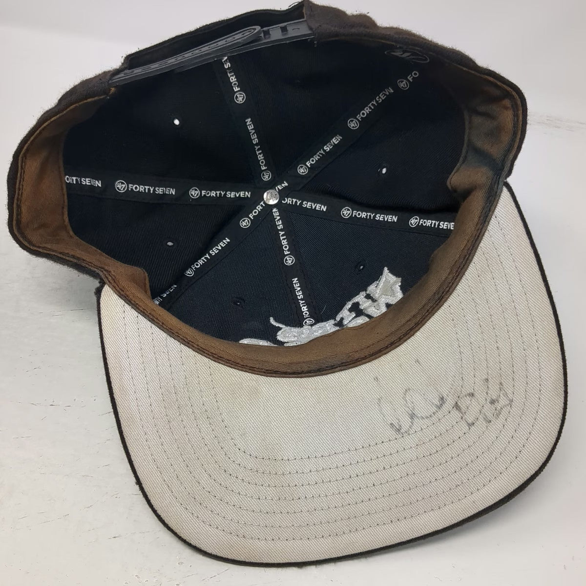 '47 Trucker Hat Black One Size Nitro World Games Snapback Flat Brim Acrylic Wool