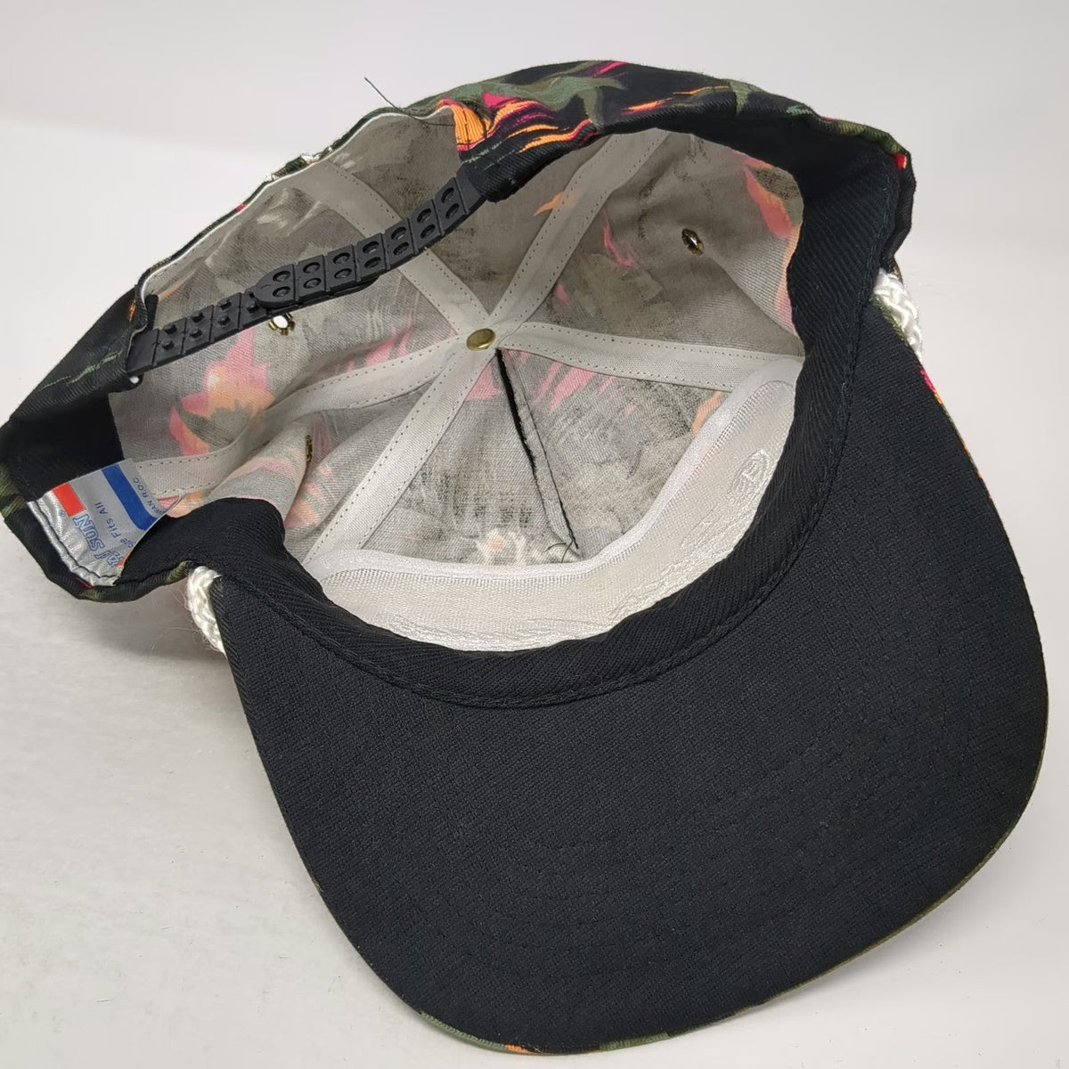 San Sun 5 Panel Black One Size Boise Cascade Joist Rope Floral Snapback Hat Logo