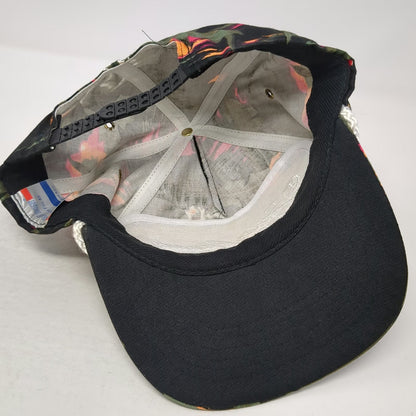 San Sun 5 Panel Black One Size Boise Cascade Joist Rope Floral Snapback Hat Logo