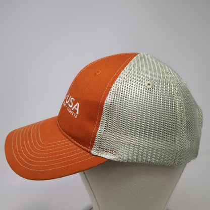 CZ-USA Baseball Cap Orange One Size Strapback Mesh Back Protect Hunt Compete Hat