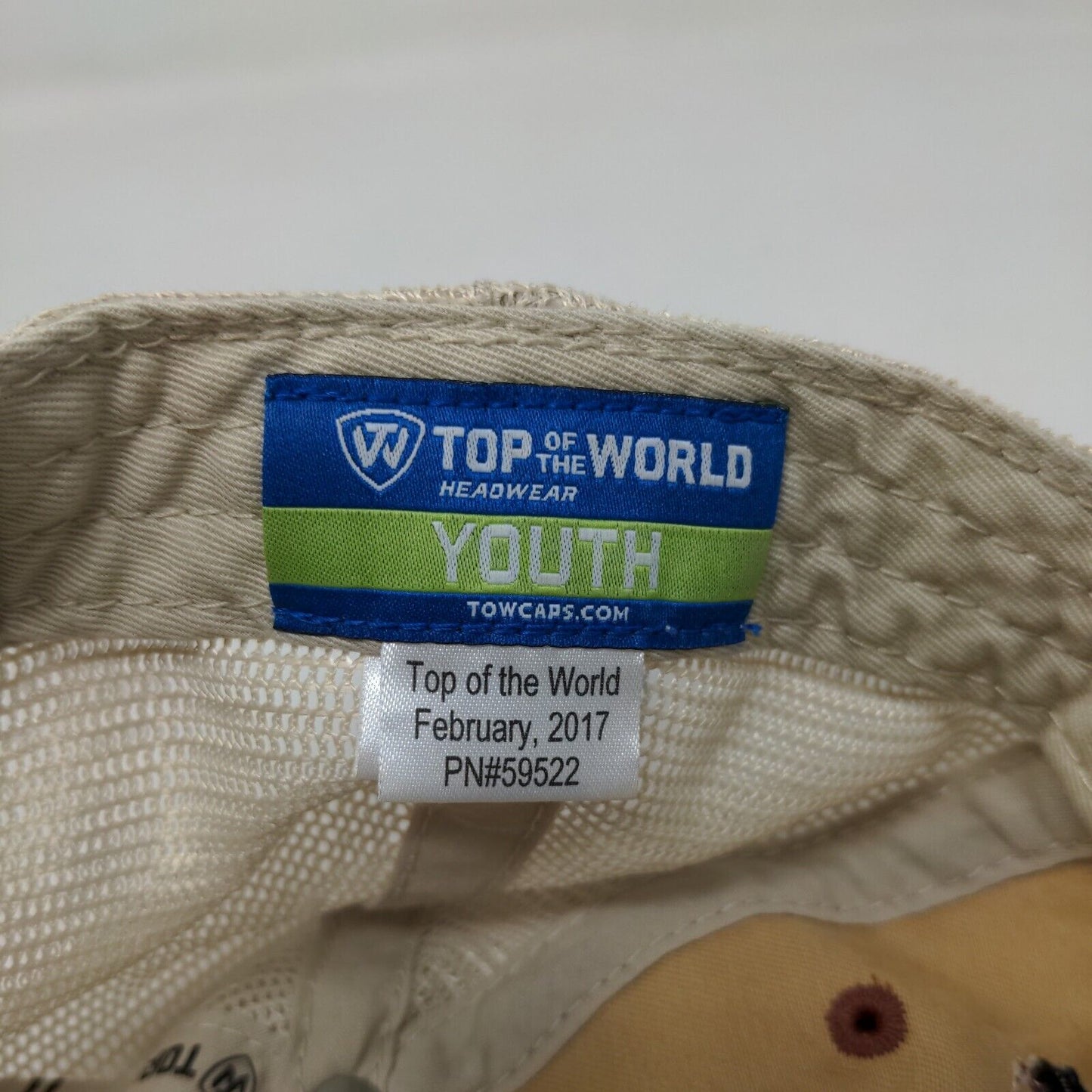 Top of the World Boy's Snapback Mesh Back Hat Red Florida State University Logo