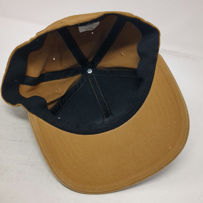 O'Neill Baseball Cap Brown XL Fitted Patch Embroidered 6-Panel Stretch Fit Hat