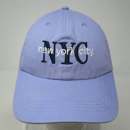 NYC New York City Slideback Baseball Cap Blue One Size Adjustable Elidan Corp.