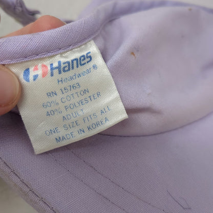 Hanes Headwear Visor Purple Idaho Centennial 1890-1990 Adjustable Hat Vintage