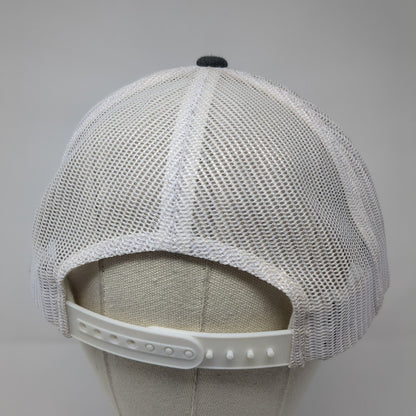 Habitat Ride The Tetons Snapback Trucker Hat Gray One Size Mesh Back