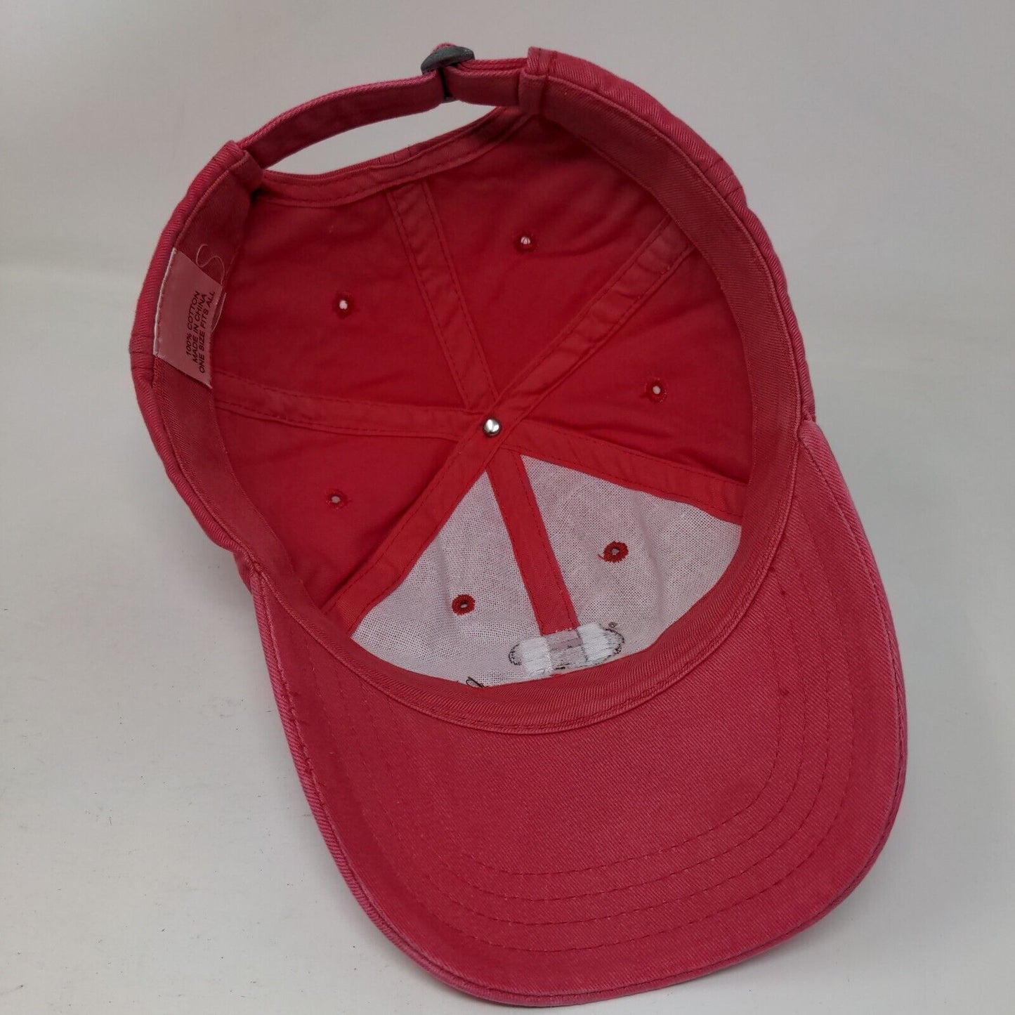 Hammett Gravel Company Slideback Hat Pink OSFA Adjustable Embroidered