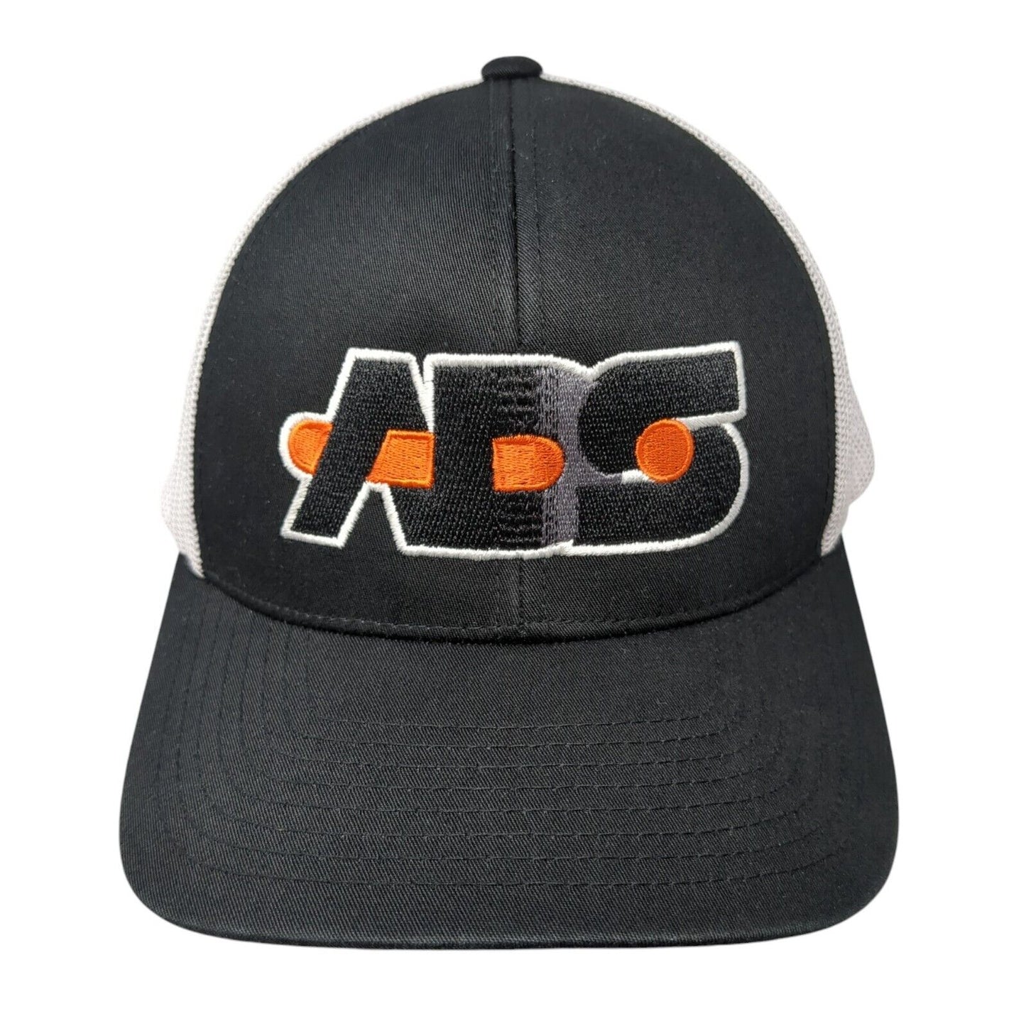 ADS Snapback Mesh Back Trucker Hat Black One Size Pacific Headwear