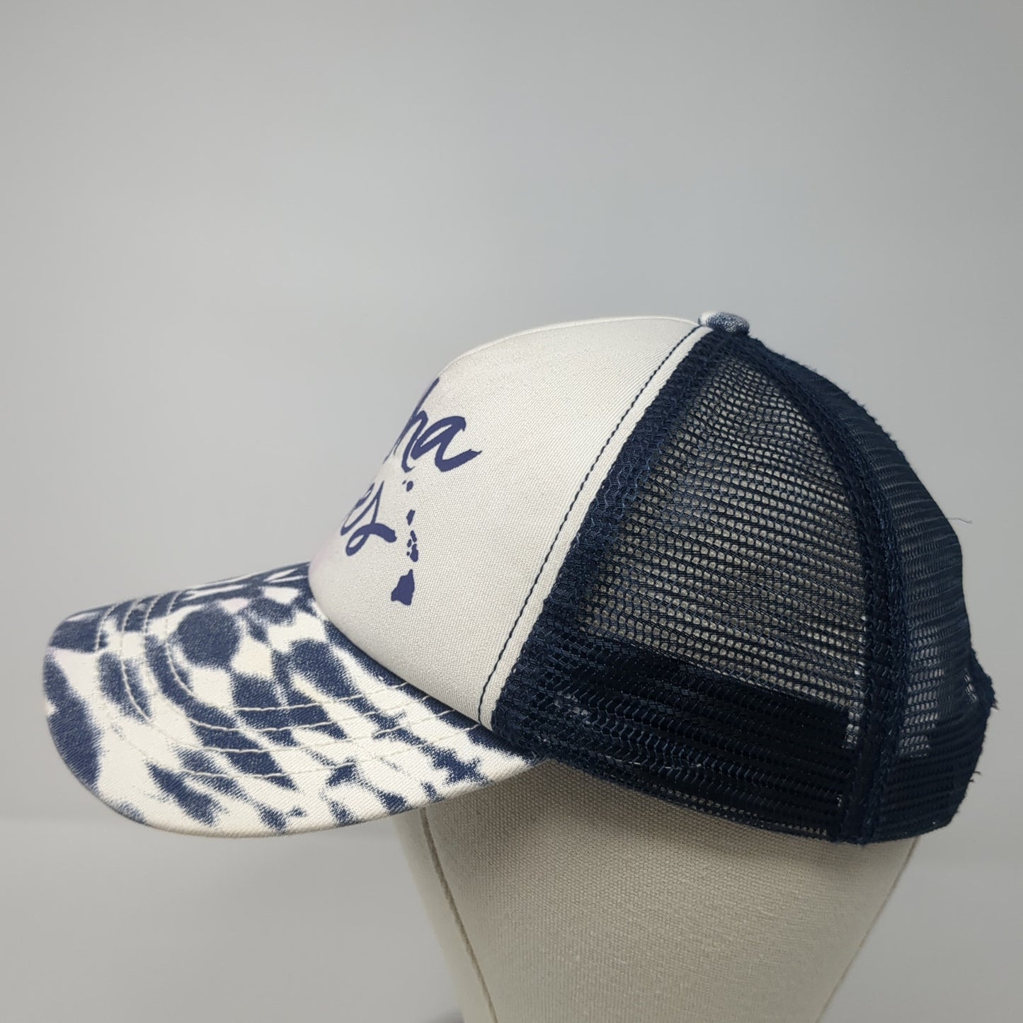 Aloha Lives Snapback Trucker Hat Multicolor OS Adjustable Mesh Back Billabong