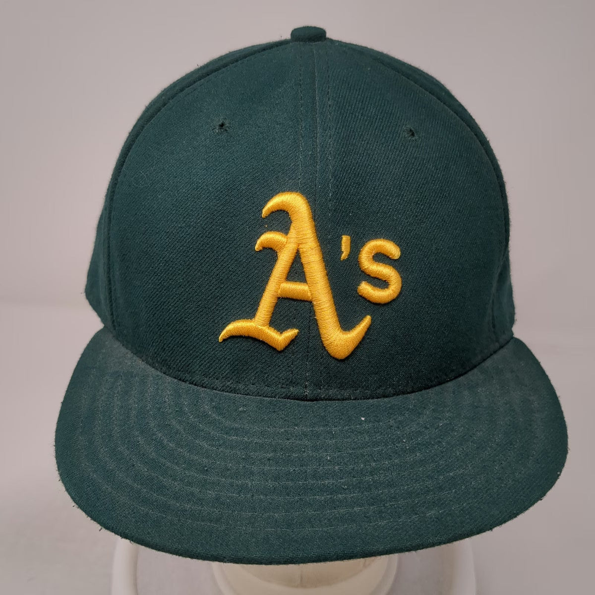 Oakland Athletics MLB New Era Cap Green 7 5/8 Fitted 59FIFTY On-Field Hat