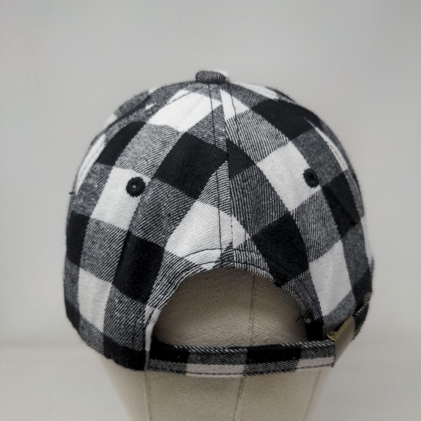 Wuke Slideback Hat Multicolor One Size Adjustable Buffalo Plaid Check