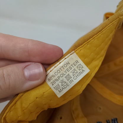 Nassau B.A. Beach Scene Est 73 Slideback Hat Yellowish-Tan One Size Adjustable