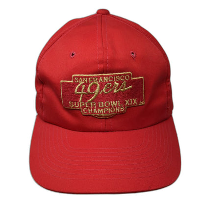 San Francisco 49ers NFL Sports Specialties Snapback Hat Red Champions Vintage