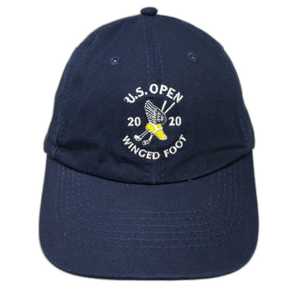 USGA Baseball Cap Blue One Size 2020 U.S. Open Winged Foot Member Strapback Hat