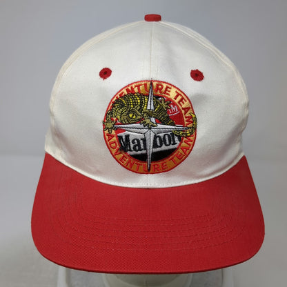 Habitat Industries Snapback Hat White Vintage Marlboro Adventure Team Lizard
