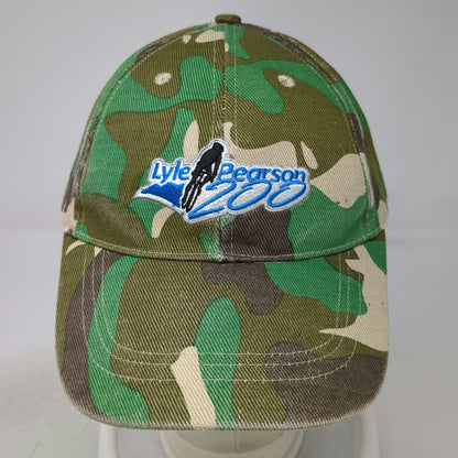 Lyle Pearson 200 George's Cycles Hat Baseball Cap Green Camo One Size Strapback