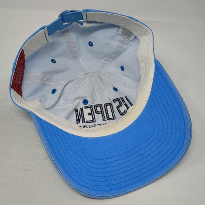 American Needle Baseball Cap Blue One Size US Open NYC Slideback Cotton Hat