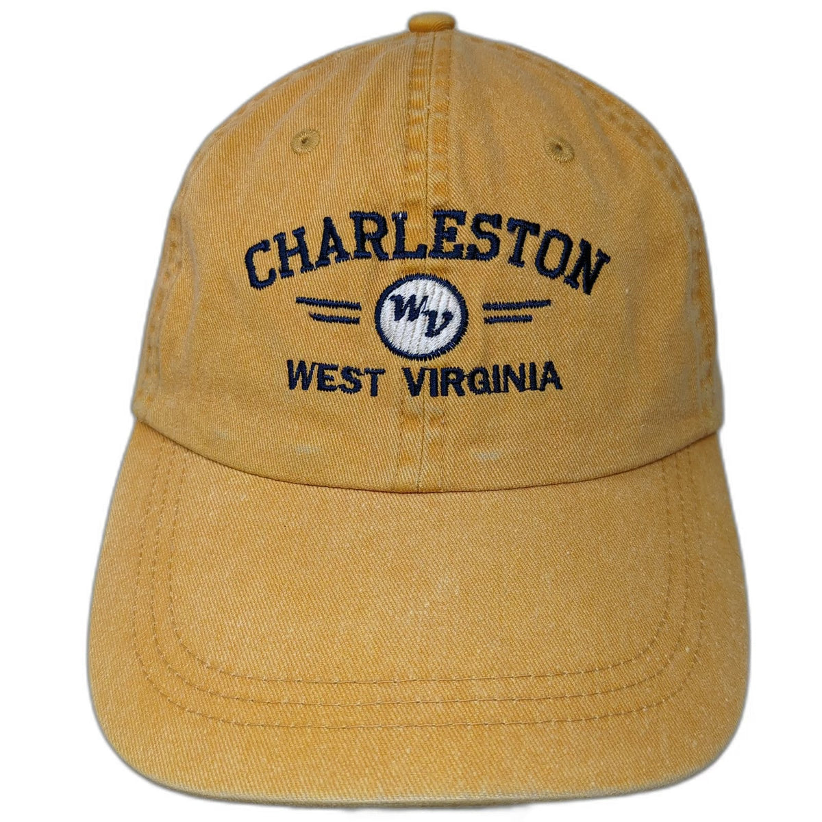 South Athletics Baseball Cap Yellow One Size Charleston West Virginia Cotton Hat
