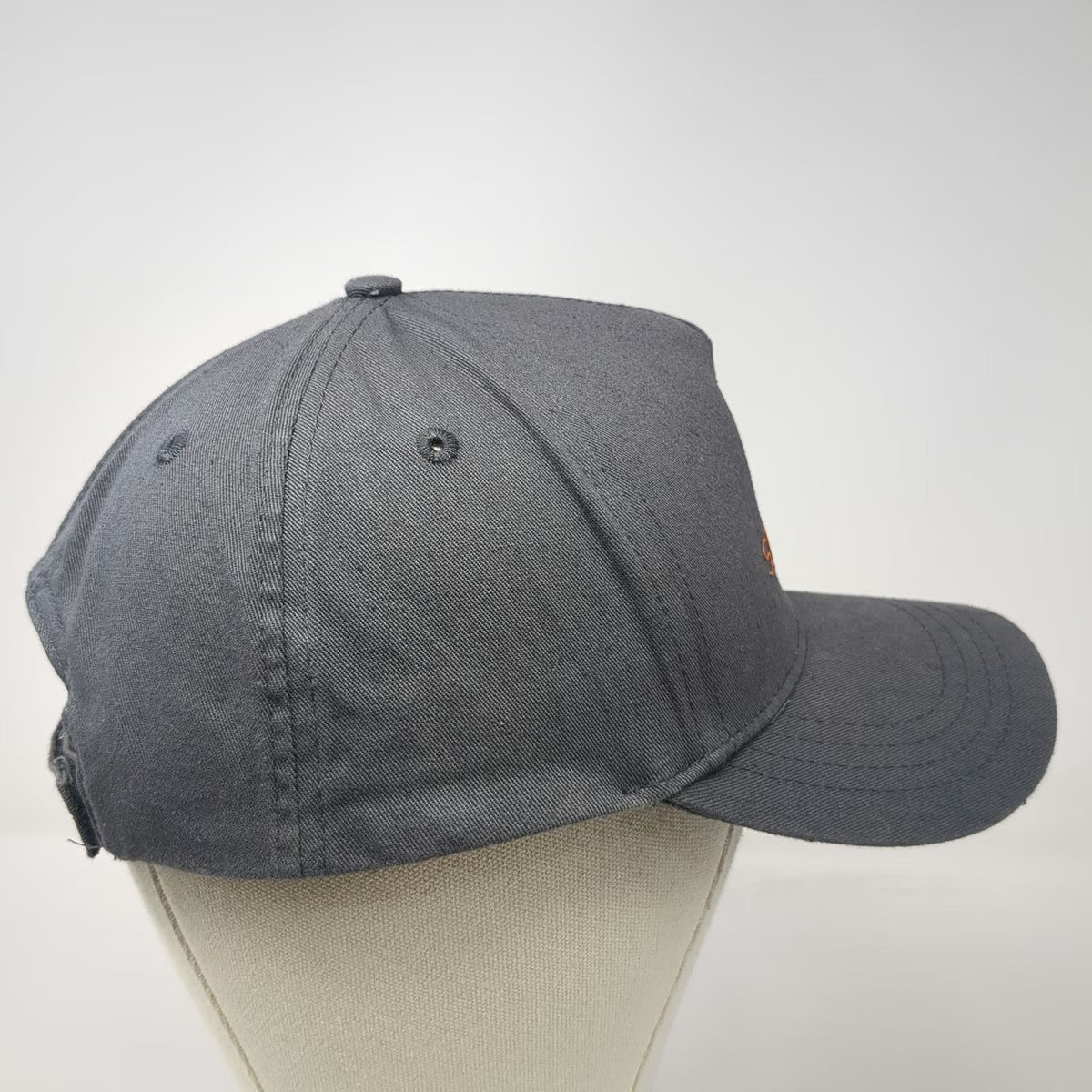 5 Panel Gray One Size Skypoint Climb Logo Embroidered Cotton Strapback Hat