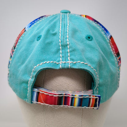 KBETHOS Baseball Cap Green OSFM Serape Cross Distressed Strapback Hat Western