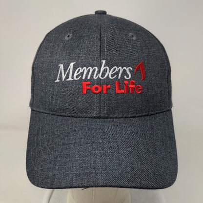 Members For Life American Red Cross Strapback Hat Blue OS Adjustable Embroidered