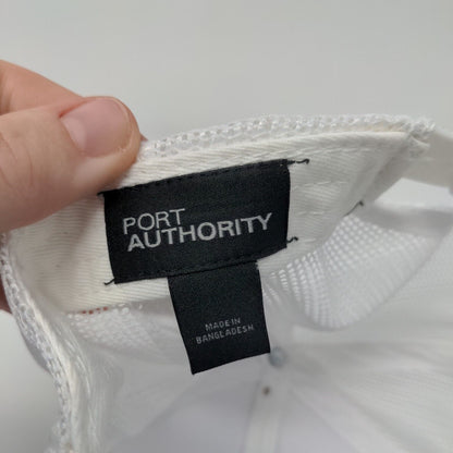 Corp+ Motel 6 Studio Snapback Trucker Hat White OSFA Port Authority