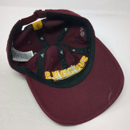 Arizona State Sun Devils NCAA adidas Red Yellow One Size Hat Adjustable Strap