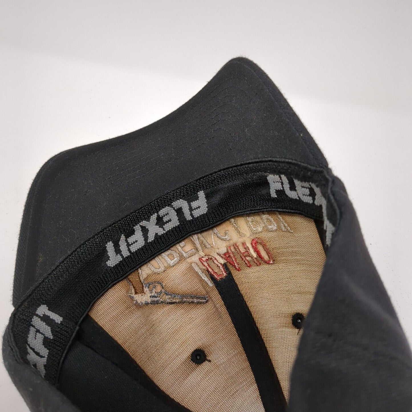 Idaho Open Carry Fitted Hat Black L/XL Flexfit Embroidered 6 Panel Yupoong