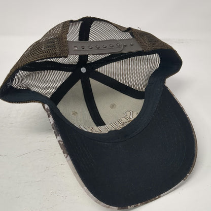 Scheels Outfitters Trucker Hat Brown One Size Camo Mesh Snapback Outdoor Cap