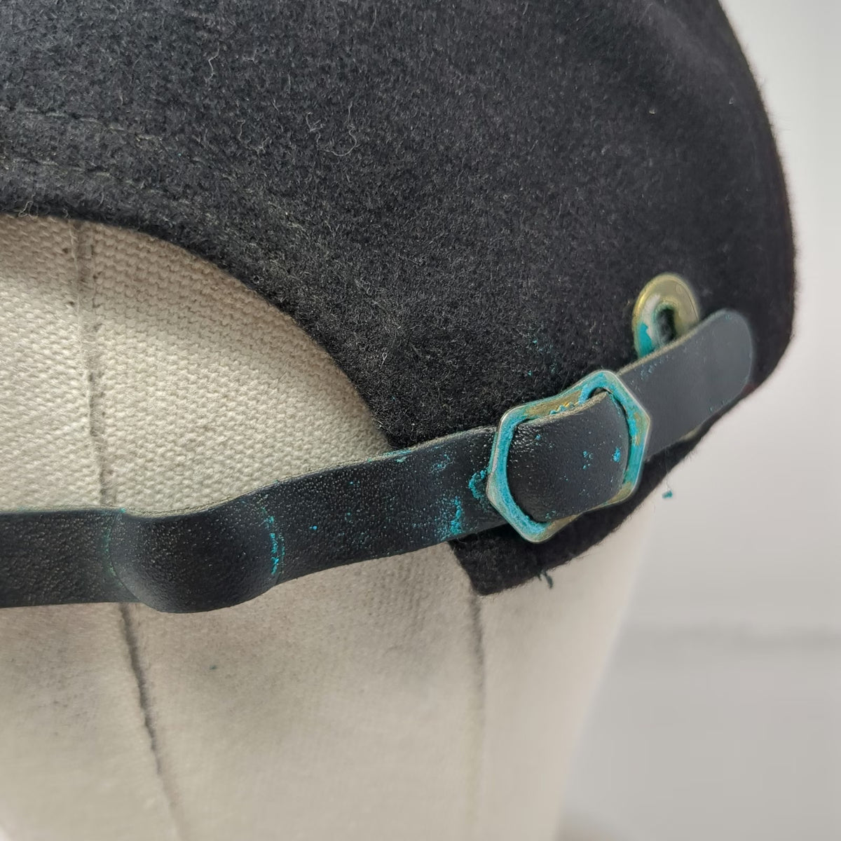 Triangle Headwear Alaska The Last Frontier Black Baseball Cap One Size Wool Hat